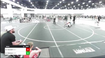 86 lbs Consi Of 8 #2 - Braxton Hansen, Delta Wrestling Club vs Andrew Watson, King Wrestling