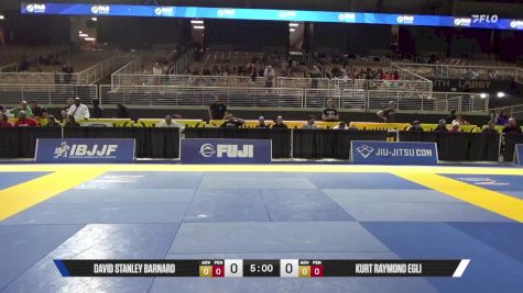 Kurt Raymond Egli vs David Stanley Barnard 2025 Pan Jiu Jitsu IBJJF Championship