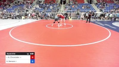 140 lbs Round Of 64 - Adrianna Chronister, OK vs Karise Benson, IA