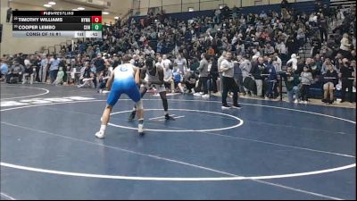 172 lbs Consi Of 16 #1 - Timothy Williams, New York Military Academy vs Cooper Lembo, Connellsville