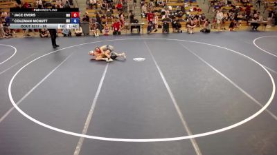 98 lbs 1st Place Match - Jace Evers, MN vs Coleman McNutt, MN