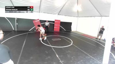 150 lbs Champ. Round 3 - Steven Robles, Aces Wrestling Academy vs Logan Law, Costa Training Center