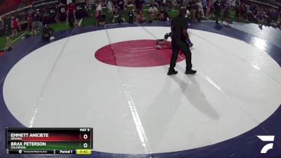 48-54 lbs Round 1 - Brax Peterson, Colorado vs Emmett Aniciete, Nevada