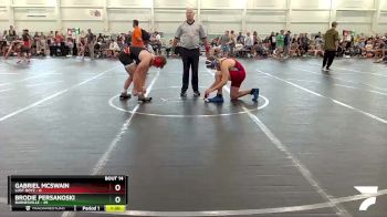 175 lbs Round 4 (8 Team) - Brodie Persanoski, Barnesville vs Gabriel McSwain, Lost Boyz