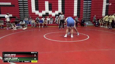 285 lbs Round 2 (16 Team) - Carter Tossie, Mortimer Jordan HS vs Jacob Ortiz, Enterprise HS