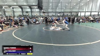 105 lbs Quarterfinal - Danica Torres, WA vs Leah Wallway, WA