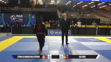 Kai Eggel vs Ethan Alexander Ballesteros 2025 Pan Kids Jiu-Jitsu IBJJF Championship