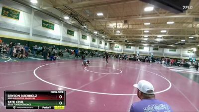 80 lbs Cons. Semi - Bryson Buchholz, Badlands Little Brawlers vs Tate Krul, Belle Fourche Broncs