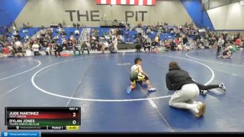 62-65 lbs Round 3 - Dylan Jones, Talons Wrestling Club vs Jude Martinez, West Jordan