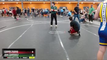 Cons. Round 3 - Conner Thomas, Liberty Youth Wrestling vs John Chapman Ii, Swamp Rabbit Wrestling