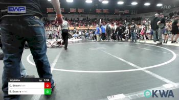 80/86 lbs Rr Rnd 3 - Daeton Brown, Shelton Wrestling Academy vs Brennan Guerra, Newcastle Youth Wrestling