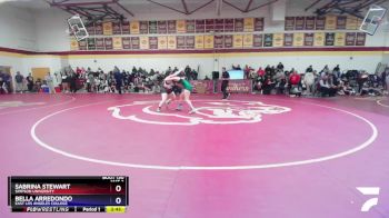 160 lbs Cons. Round 3 - Bella Arredondo, East Los Angeles College vs Sabrina Stewart, Simpson University