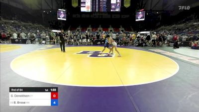 100 lbs Rnd Of 64 - Gavin Donaldson, CT vs Blake Brose, MN