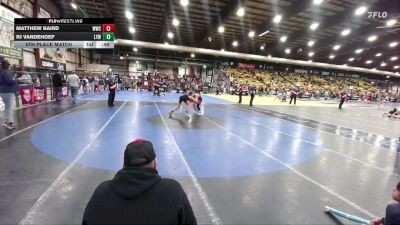 120 lbs 5th Place Match - Matthew Baird, Whitewood Wrestling Club vs Rj Vandehoef, Lennox Youth Wrestling
