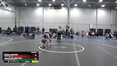 100 lbs Round 4 (6 Team) - Evan Jackson, Rebellion vs Braydon Uricchio, Grit Mat Club Red