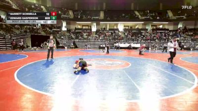 88 lbs Semifinal - Barrett Schinella, The Colosseum Training Center vs Edward Gasperson, Morris Fitness Wrestling Club