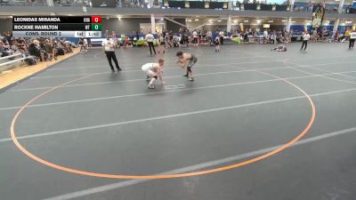 138 lbs Cons. Round 2 - Rockne Hamilton, Unattached vs Leonidas Miranda, Unattached