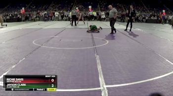 D2-106 lbs Cons. Round 3 - Richie Davis, Brother Rice HS vs Jayson Clark, Allen Park HS