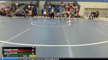 120 lbs Cons. Round 3 - Zachary Olson, Farmington vs Isaac Williams, Scott West