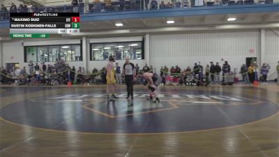 285 lbs Cons. Round 3 - Dustin Koskinen-Falls, Oswego State vs Maximo Ruiz, Stevens