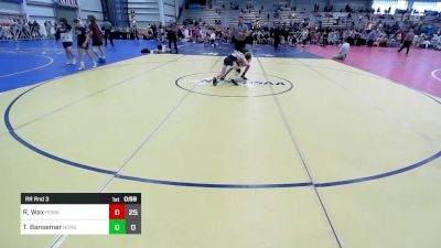 75 lbs Rr Rnd 3 - Rylen Wax, POWA vs Tommy Bansemer, Iron Horse Wrestling Club