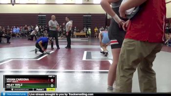 135-139A 1st Place Match - Miley Walz, East Buchanan vs Vivian Cardona, West Liberty