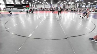 110 lbs Rr Rnd 1 - Adam Lopez, The Hunt Wrestling Club Black vs Ethan Thompson, All-American Wrestling Club Red