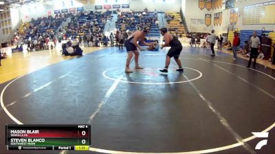 285 Blue Round 2 - Mason Blair, Wakulla Hs vs Steven Blanco, Southwest Miami