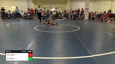 66-70 lbs Round 1 - Maggie Taylor, North Carolina vs King Payne, Sons Of Thunder Wrestling