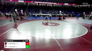 132 lbs Consi Of 32 #2 - Austin McClosky, Reading vs Cailum Thornton, Foxborough