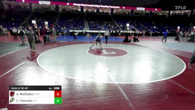 132 lbs Consi Of 32 #2 - Austin McClosky, Reading vs Cailum Thornton, Foxborough