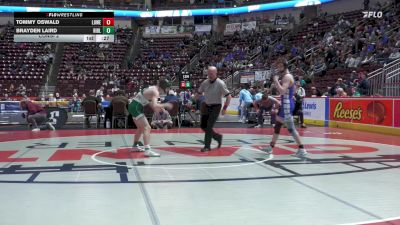 121 lbs Consi 2 - Tommy Oswald, Lower Dauphin vs Brayden Laird, Ridley