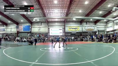 106 lbs Quarterfinal - Aiden Sharpton, Liberty vs Christopher Morales, Cimarron Memorial