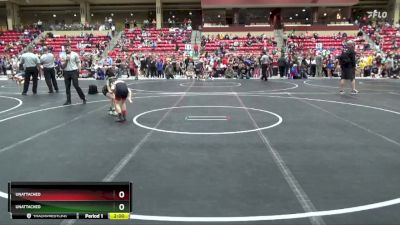 55 lbs Quarterfinal - Paisley Charles, Bobcat Wrestling Club vs Karrah Leonard, Maize Wrestling Club