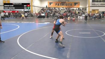 125Red lbs Rr Rnd 3 - Abram Cline, Maryland vs Vinny Gioffre, Franklin & Marshall