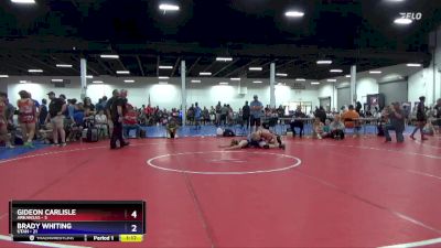 149 lbs Placement Matches (16 Team) - Gideon Carlisle, Arkansas vs Brady Whiting, Utah