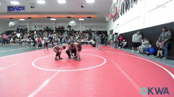 43 lbs Round Of 16 - Eli Dicus, Fort Gibson Youth Wrestling vs Rowdy Tyler, Berryhill Wrestling Club