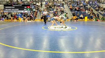 112 lbs Cons. Round 2 - Delaney Williams, Brookfield vs Addison Day, Bethlehem Center Hs