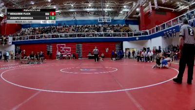 120 lbs Champ. Round 1 - Joseph Mendoza, Benton Central vs Benjamin Flick, Highland