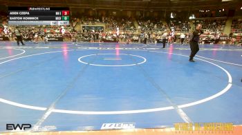 90 lbs Quarterfinal - Aden Czepa, MN Elite vs Easton Kommick, Michigan Premier Wrestling Club