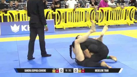 Medelene Tran vs Sandra Sophea Chheng 2025 Pan IBJJF Jiu-Jitsu No-Gi Championship