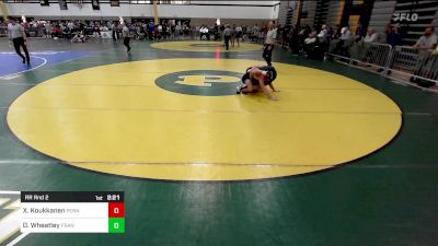 174D lbs Rr Rnd 2 - Xander Koukkanen, Penn vs Dom Wheatley, Franklin&Marshall