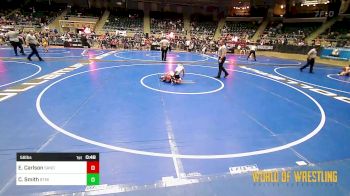 58 lbs Consi Of 4 - Easton Carlson, Sanderson Wrestling Academy vs Cameron Smith, Burnett Trained (MI)