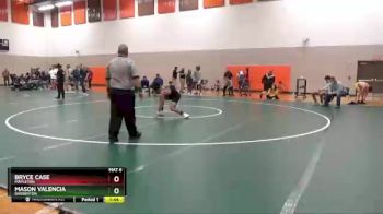 150 lbs Quarterfinal - Mason Valencia, Barberton vs Bryce Case, Mapleton