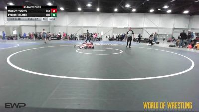 135 lbs Quarterfinal - Mason Young, OK Elite 14U 2 vs Tyler Holmes, Full Circle 14U