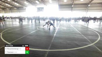 58 lbs Semifinal - Hunter Rauschenberger, Pomona Elite vs Tristan Thomson, Thunder RTC