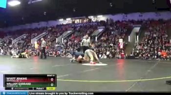 160 lbs Semifinals (8 Team) - William Garrard, Goodrich HS vs Wyatt Jenkins, Whitehall HS