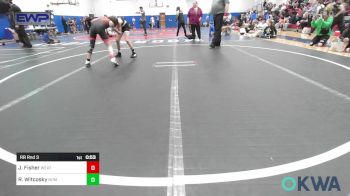 84 lbs Rr Rnd 3 - Jakoda Fisher, Weatherford Youth Wrestling vs Rocky Witcosky, Team Nomad