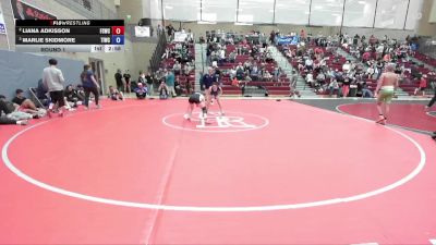 100 lbs Round 1 - Liana Adkisson, Fighting Squirrels Wrestling Club vs Marlie Skidmore, Team Idaho Wrestling Club