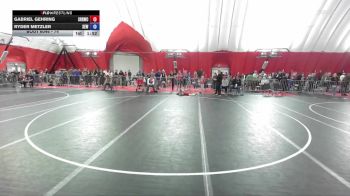 74 lbs Quarterfinal - Gabriel Gehring, Slinger Red Rhinos Wrestling Club vs Ryder Metzler, X-Factor Elite Wrestling